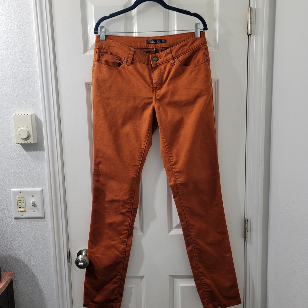 Prana Women's Burnt Orange Skinny Jeans
